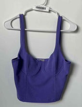 Load image into Gallery viewer, Zara Womens Light Purple Scoop Neck Sleeveless Cropped Blouse Top Size Large
