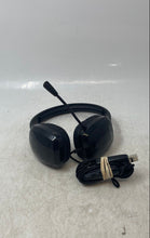 Load image into Gallery viewer, Cyber Acoustics Black Wired USB Stereo Headphones Model AC-6012 Untested
