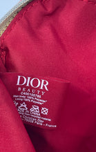 Load image into Gallery viewer, Dior Beauty Womens Red Zipper Small Travel Makeup Cosmetic Pouch
