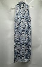 Load image into Gallery viewer, Zara Womens Multicolor Abstract Print Sleeveless Mock Neck Bodycon Dress Sz M-L
