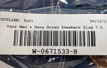 Load image into Gallery viewer, Vans Mens Chima Pro 2 721454 Navy Brown Low Top Lace-Up Sneaker Shoes Size 7.5
