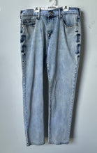 Load image into Gallery viewer, True Religion Mens Geno Blue Denim Relaxed Slim Fit Straight Leg Jeans Size 34

