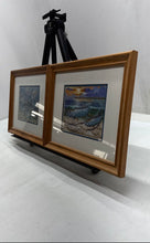 Load image into Gallery viewer, Carey Chen Ceramic Tile Mural Set Art Prints Taron Channel Fish Framed Set Of 2
