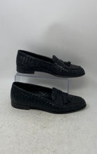 Load image into Gallery viewer, Rosina Ferragamo Mens Brown Woven Leather Tassel Slip-On Loafer Shoes Size 9
