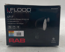 Load image into Gallery viewer, RAB LF17 Black Field-Adjustable Landscape LED Lighting Floodlight Not Tested
