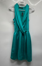 Load image into Gallery viewer, The Limited Womens Green Sleeveless V-Neck Tie Waist Wrap Dress Size 4 With Tag
