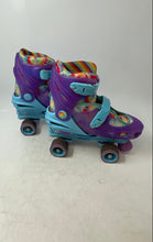 Load image into Gallery viewer, Roller Derby Girls Trac Star Multicolor Adjustable Roller Skates Size 3-6
