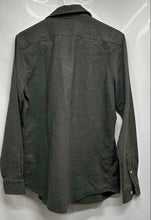 Load image into Gallery viewer, Zara Womens Olive Green Long Sleeve Collared Button-Up Shirt Size Small
