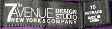 Load image into Gallery viewer, 7th Avenue Design Studio New York &amp; Company Womens Purple Dress Pants Size 10

