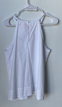 Load image into Gallery viewer, Lilly Pulitzer Womens White Cotton Sleeveless Round Neck Britt Tank Top Size 8
