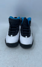 Load image into Gallery viewer, Nike Boys Air Jordan 10 310806-106 White Black Blue Lace-Up Sneakers Shoes Sz 5Y
