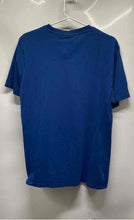 Load image into Gallery viewer, Hugo Boss Mens Blue Graphic Print Short Sleeve Pullover T-Shirt Size Medium
