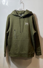 Load image into Gallery viewer, Under Armour Mens Green Long Sleeve Adjustable Drawcord Pullover Hoodie Size M
