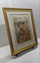 Load image into Gallery viewer, Lorelei &amp; Child Framed Portrait Wall Decor Art Print Signed By Edna Hibel
