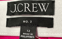 Load image into Gallery viewer, J. Crew Mario Bellucci Womens Pink Back-Zip Straight &amp; Pencil Skirt Size 12
