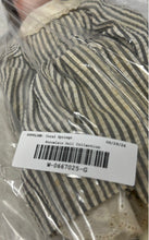 Load image into Gallery viewer, Brown Long Hair Classic Striped Dress Button Porcelain Doll Collection
