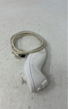 Load image into Gallery viewer, Nintendo Wii Nunchuk RVL-004 White Analog Stick Wired Controller Untested
