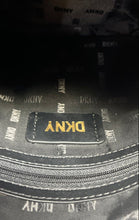 Load image into Gallery viewer, DKNY Womens Barbara Black Pebbled Leather Inner Pockets Messenger Bag
