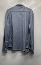Load image into Gallery viewer, Banana Republic Mens Blue Slim Fit Collared Long Sleeve Button-Up Shirt Size M
