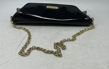 Load image into Gallery viewer, Anne Klein Womens Black Leather Inner Pockets Chain Strap Clutch Wallet
