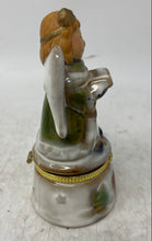Load image into Gallery viewer, Multicolor Engraved Ceramic Home Decorative Singing Christmas Angel Trinket Box
