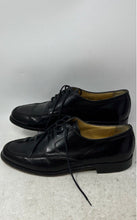 Load image into Gallery viewer, Johnston &amp; Murphy Mens Black Leather Lace-Up Derby Dress Shoes Size 10

