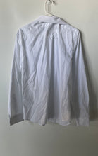 Load image into Gallery viewer, Banana Republic Mens White Print Wrinkle-Resistant Button-Up Shirt Size Medium
