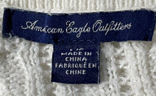Load image into Gallery viewer, American Eagle Outfitters Womens White Cable-Knit Pullover Sweater Size L
