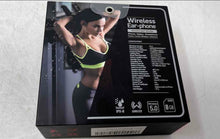 Load image into Gallery viewer, MTYBBYH Black Waterproof Wireless Bluetooth Sports Earphones No Tested

