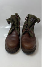 Load image into Gallery viewer, Timberland Mens Brown Green Round Toe Lace-Up Combat Boots Size 7
