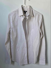 Load image into Gallery viewer, Express Mens 1MX White Printed Extra Slim Long Sleeve Dress Shirt Size XS
