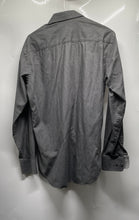 Load image into Gallery viewer, Bugatchi Mens Gray Cotton Long Sleeve Regular Fit Dress Shirt Size 14 1/2-37
