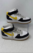 Load image into Gallery viewer, Nike Womens Air Force 1 Mid By You DV3903-900 White Black Sneakers Shoes Sz 8.5
