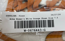 Load image into Gallery viewer, Nike Mens Blazer Low '77 DO7394-991 White Orange Sneaker Shoes Size 7.5
