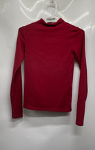 Load image into Gallery viewer, Zara Womens Red Long Sleeve Mock Neck Stretch Pullover Sweater Size Small
