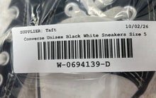 Load image into Gallery viewer, Converse Unisex Chuck Taylor All Star M9166 Black White Sneaker Shoes Size M5 W7
