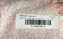 Load image into Gallery viewer, American Eagle Outfitters Mens Pink White Printed Button-Up Shirt Size Medium
