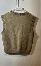 Load image into Gallery viewer, Zara Womens Brown V-Neck Sleeveless Cropped Pullover Sweater Size Small
