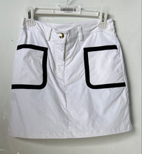 Load image into Gallery viewer, Brendratti Womens White Avia Flat Front Pockets Golf Mini Skort Size 42
