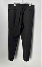 Load image into Gallery viewer, Santorelli Mens Gray Flat Front Slash Pocket Straight Leg Dress Pants Size 36
