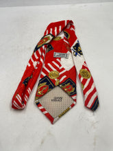 Load image into Gallery viewer, Gianni Versace Mens Multicolor Printed Adjustable Pointed Tie One Size
