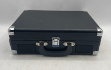 Load image into Gallery viewer, Musitrend Model MT316 Portable Suitcase Record Player Black Turntable Not Tested
