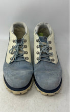 Load image into Gallery viewer, Timberland Mens Campsite Beige Blue Suede Waterproof Chukka Boots Size 10M
