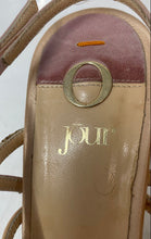 Load image into Gallery viewer, Jour Womens Purple Open Toe Kitten Criss-Cross Strappy Sandals Size 38
