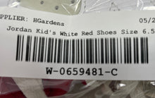 Load image into Gallery viewer, Nike Kids Jordan 6 Retro 384665-113 White Red Basketball Shoes Size 6.5Y
