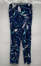 Load image into Gallery viewer, Alfani Womens Blue Printed Elastic Waist Pull-On Ankle Pants Size Large
