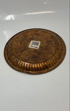 Load image into Gallery viewer, Engraved Religious Symbols Handmade Copper Temple Decorative Plate
