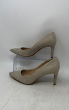 Load image into Gallery viewer, Kelly &amp; Katie Womens Misha Beige Leather Slip-On Stiletto Pump Heels Size 8M
