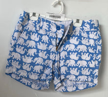 Load image into Gallery viewer, Lilly Pulitzer Womens Blue White Elephant Print The Callahan Chino Shorts Size 2

