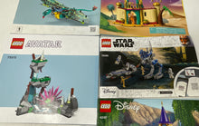 Load image into Gallery viewer, Set Of 7 Pieces Assorted Lego Multicolor Booklet Mixed Instruction Manuals
